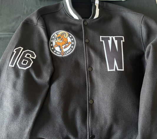 We Legit Ram Letterman Jacket