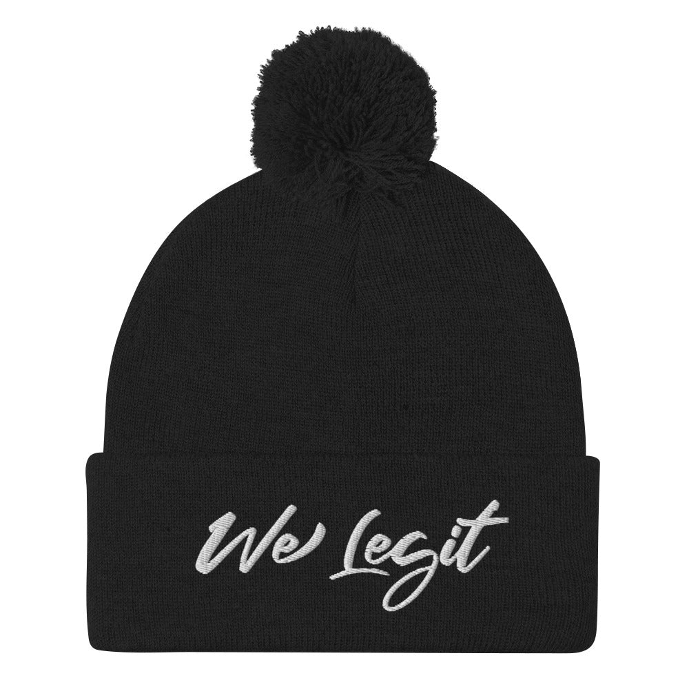 We Legit Pom-Pom Beanie