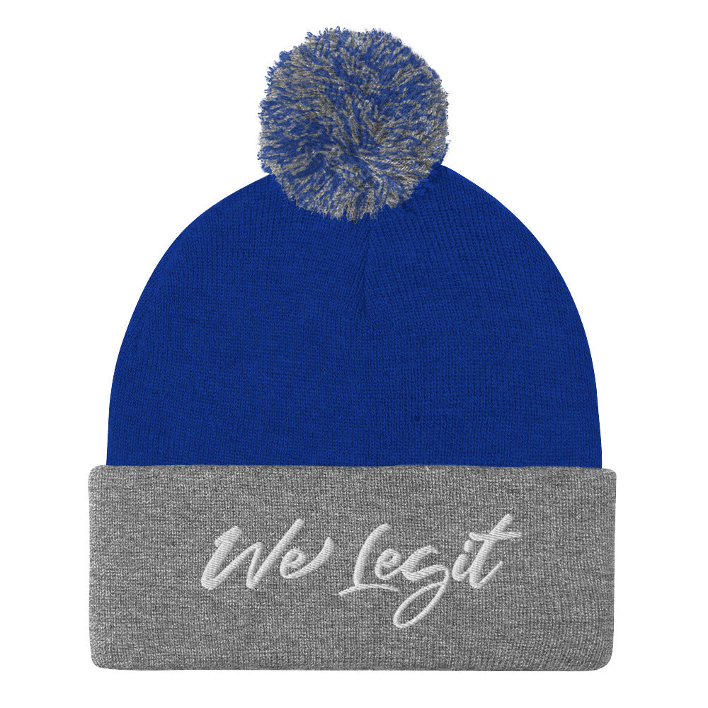 We Legit Pom-Pom Beanie