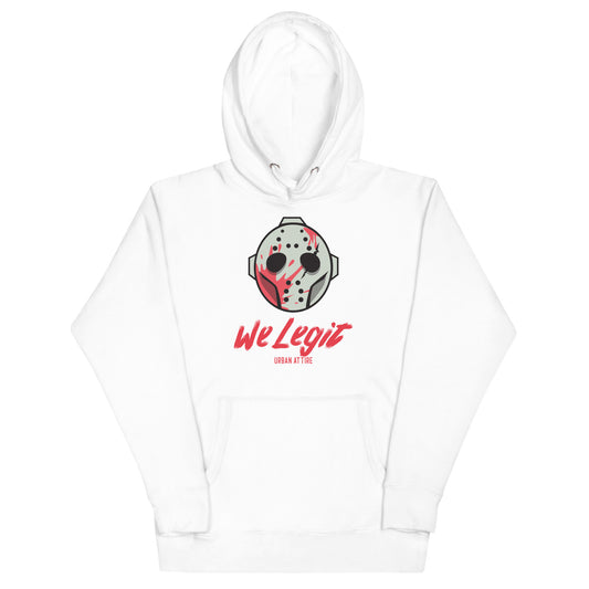 We Legit Hockey Mask Hoodie